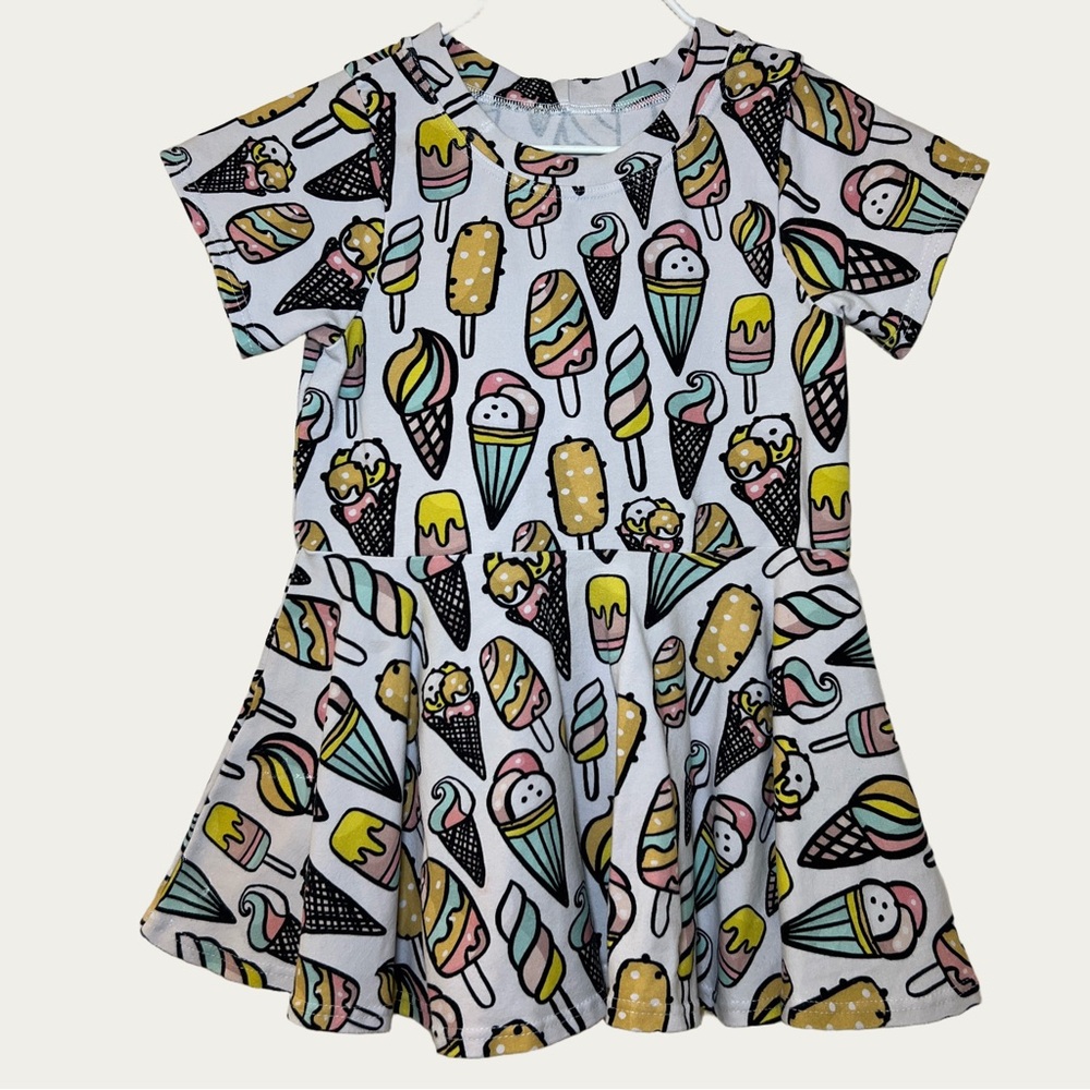 Bumble & The‎ Bee Ice Cream Print Girl’s Blouse Size 5T